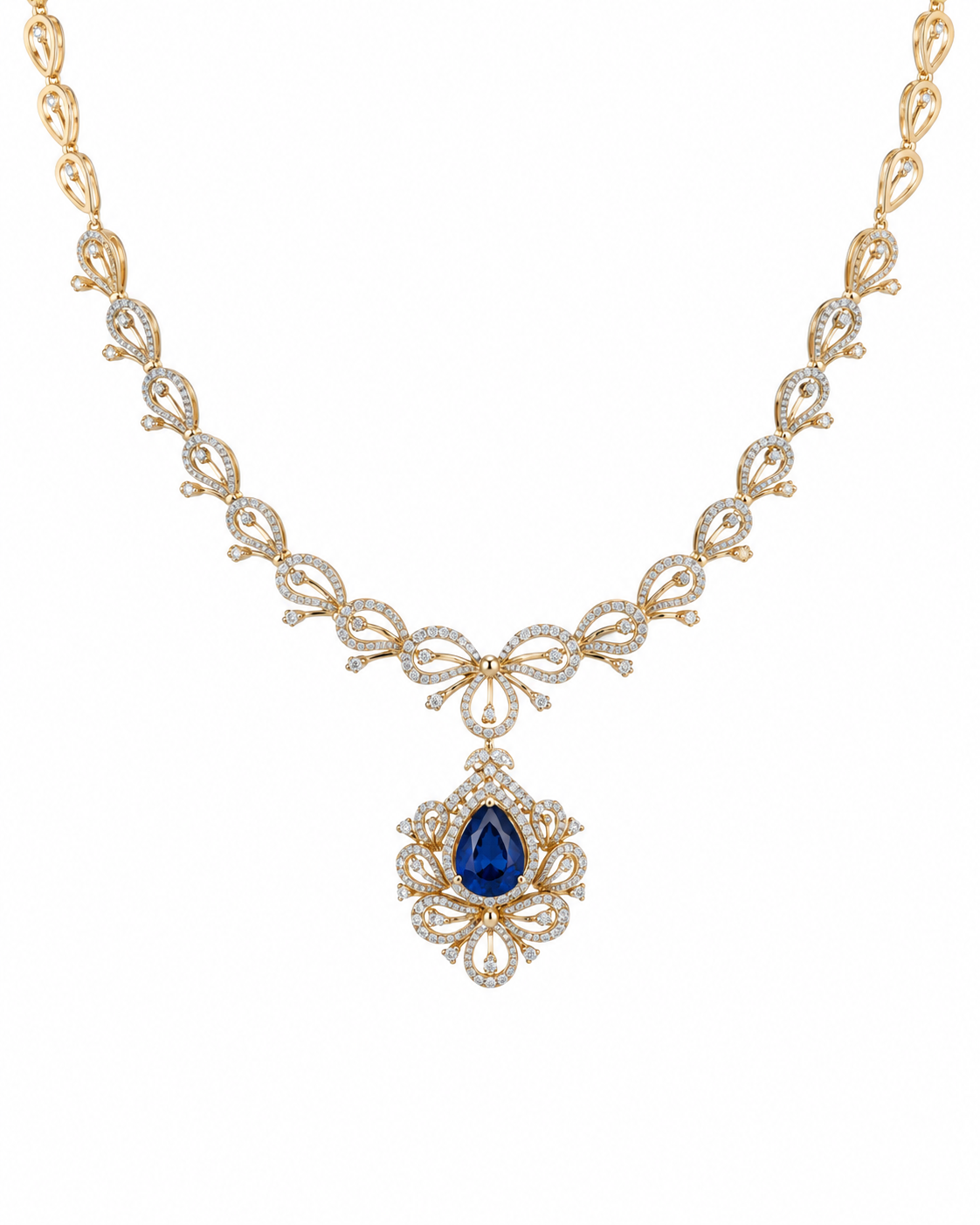 Necklace before